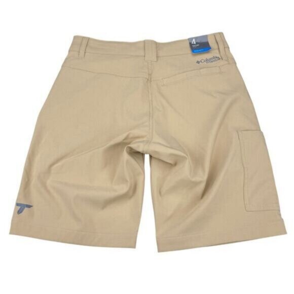 Columbia Women's Back Beauty Softshell Hiking Shorts In Canoe Size 4 - Picture 9 of 10